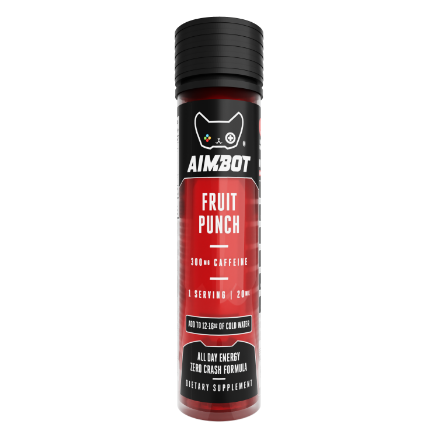 Aimbot Energy Boost 10-Pack – Focus & Fuel | Sugar-Free | Zero Calories | 300mg Caffeine + Nootropics