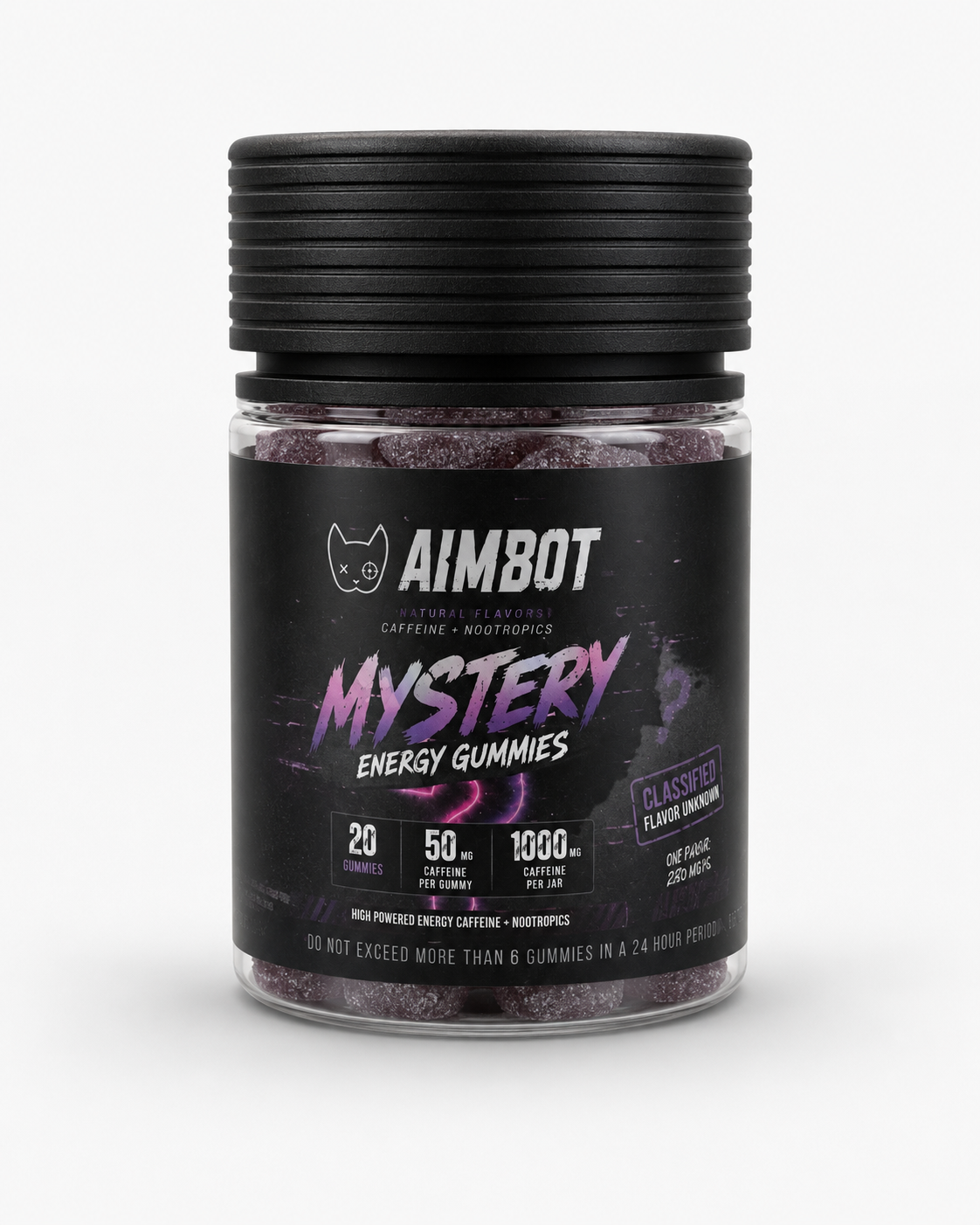 Aimbot Energy Boost – Mystery Gummies – Focus & Fuel | Power-Packed Caffeine Gummies