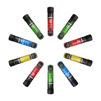 Aimbot Energy Boost 10-Pack – Focus & Fuel | Sugar-Free | Zero Calories | 300mg Caffeine + Nootropics