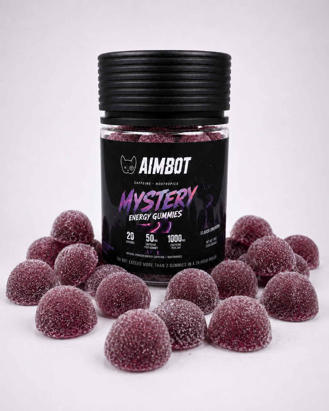Aimbot Energy Boost – Mystery Gummies – Focus & Fuel | Power-Packed Caffeine Gummies