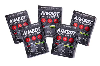 Aimbot Energy Boost 50ct (Box) – Energy Gummies – Focus & Fuel | Power-Packed Caffeine Gummies