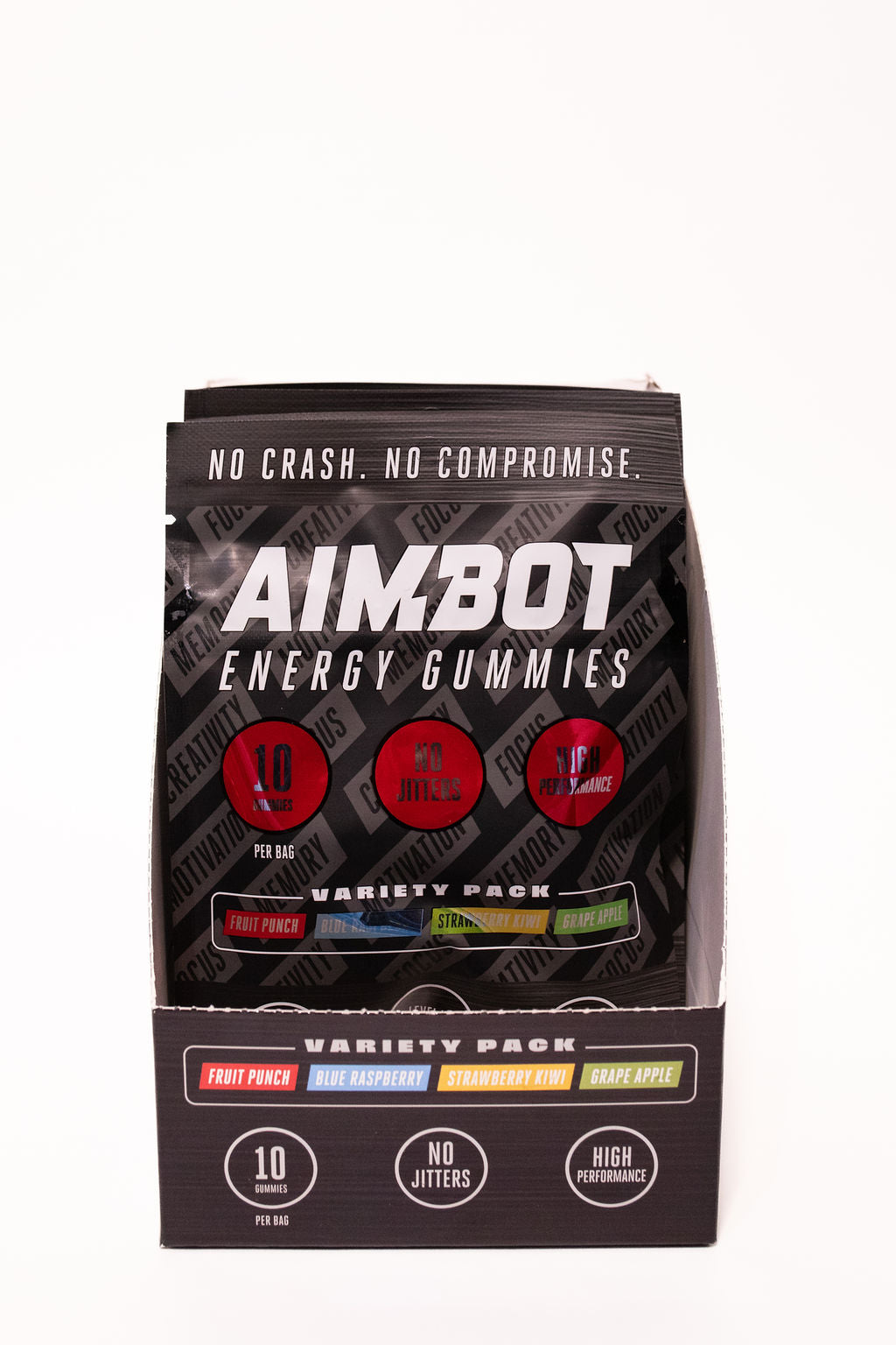 Aimbot Energy Boost 50ct (Box) – Energy Gummies – Focus & Fuel | Power-Packed Caffeine Gummies