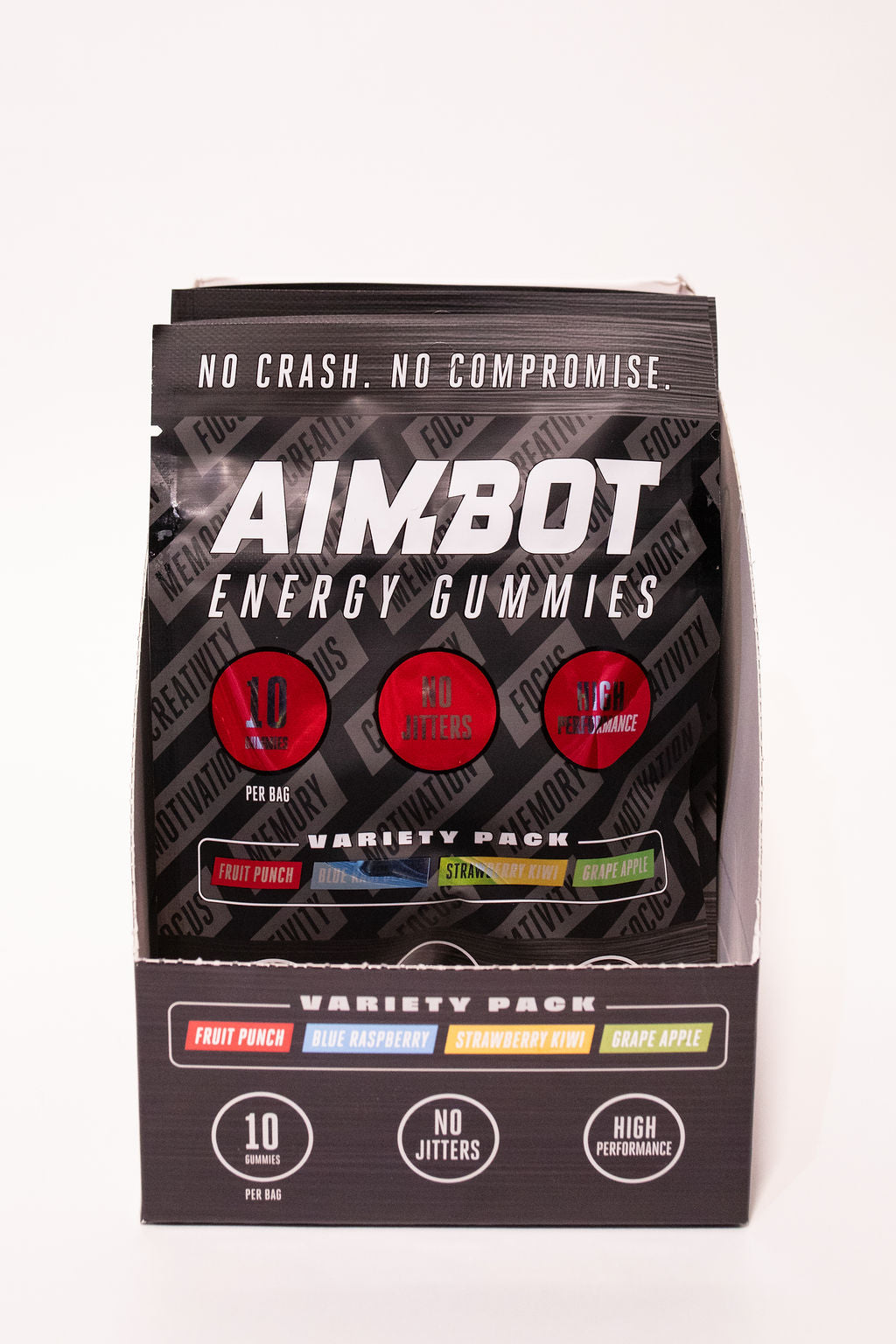 Aimbot Energy Boost 50ct (Box) – Energy Gummies – Focus & Fuel | Power-Packed Caffeine Gummies