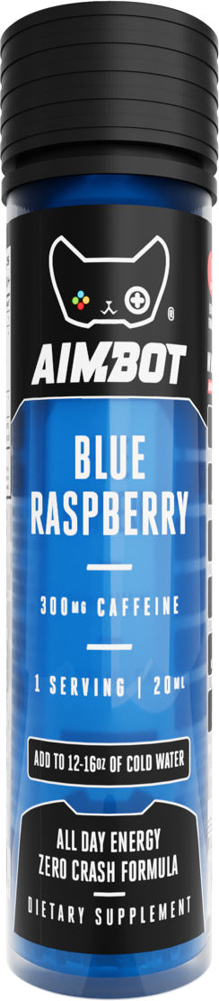 AIMBOT Blue Razz energy tube