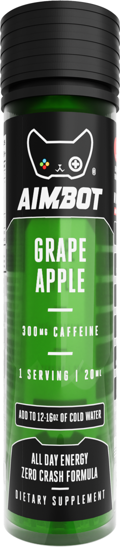 AIMBOT Grape Apple energy tube